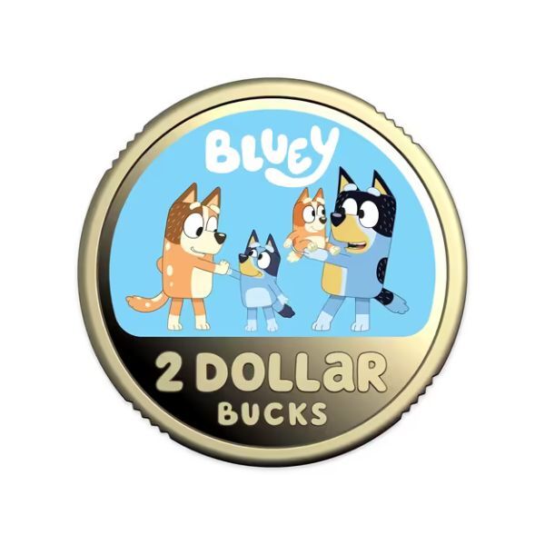 2026 $2 Bluey Coloured AlBr Proof Coin 10,500 Low Mintage