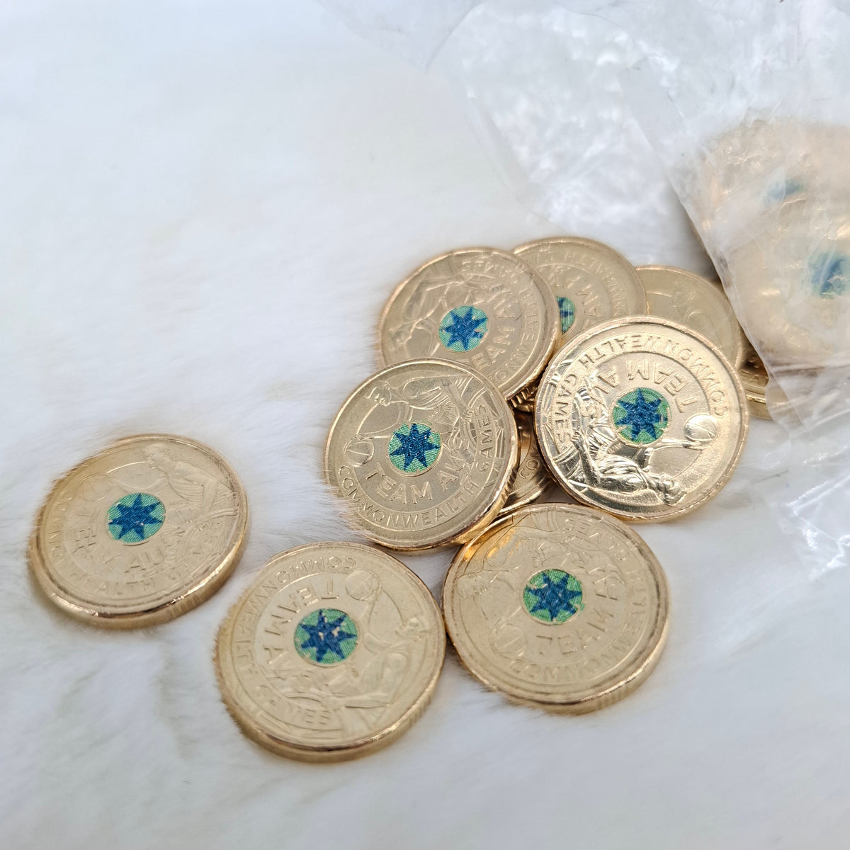 UNC 2026 $2 Wheelchair Basketball Commonwealth Games Team AUS Coloured Coin