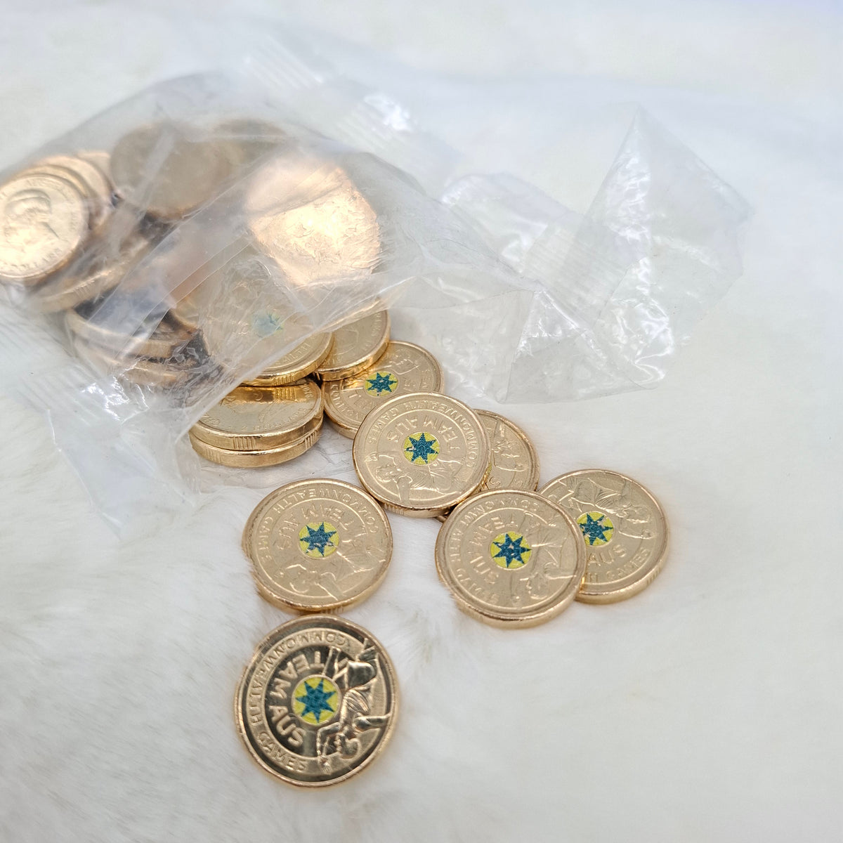 UNC 2026 $2 Athletics Running Commonwealth Games Team AUS Coloured Coin