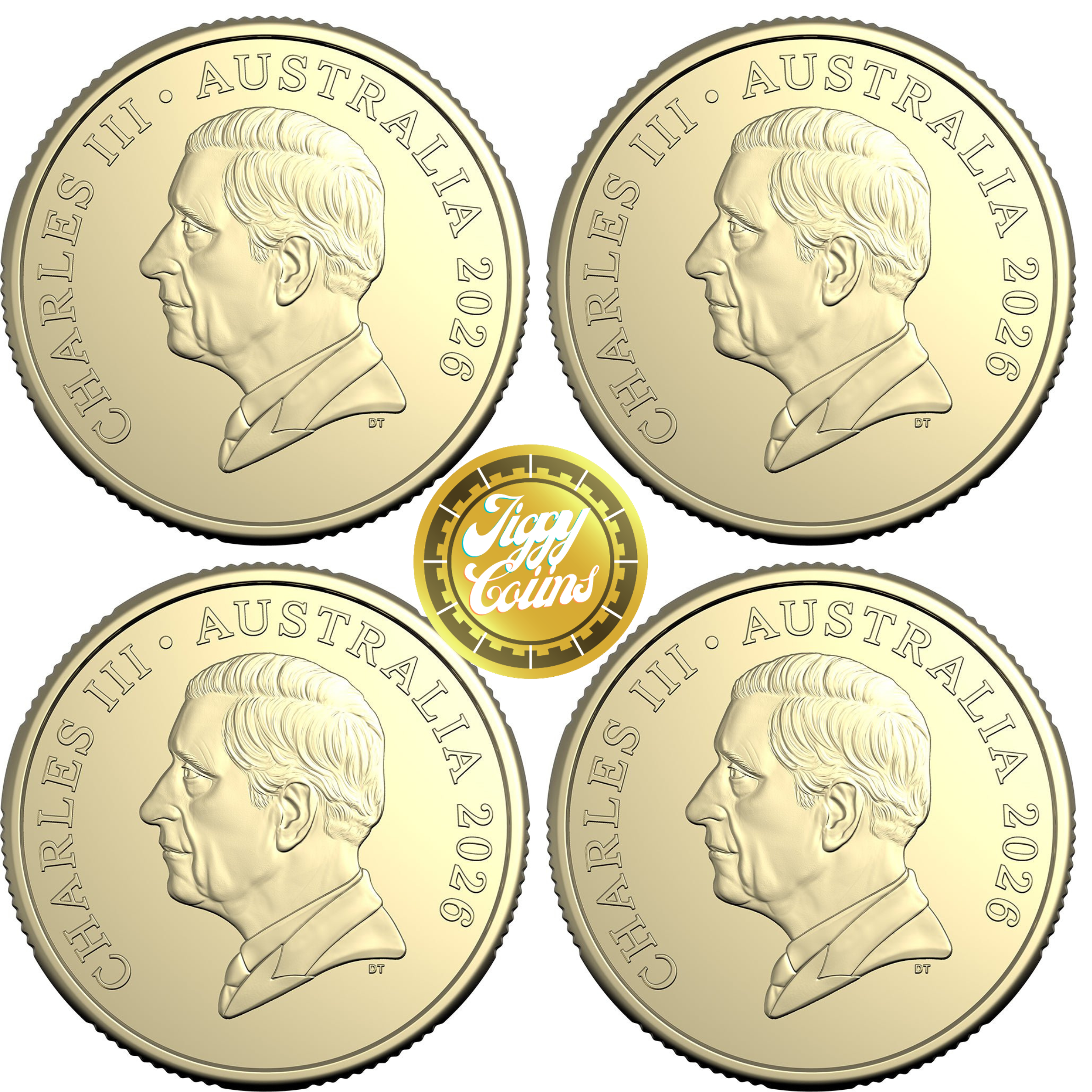 4 x UNC 2026 $2 DAWN SERVICE LEST WE FORGET COLOURED TWO DOLLAR COIN PRESALE