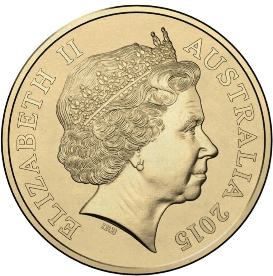 UNC $2 2015 Red Anzac Cove Lest We Forget War Graves two dollar coin ex bag roll