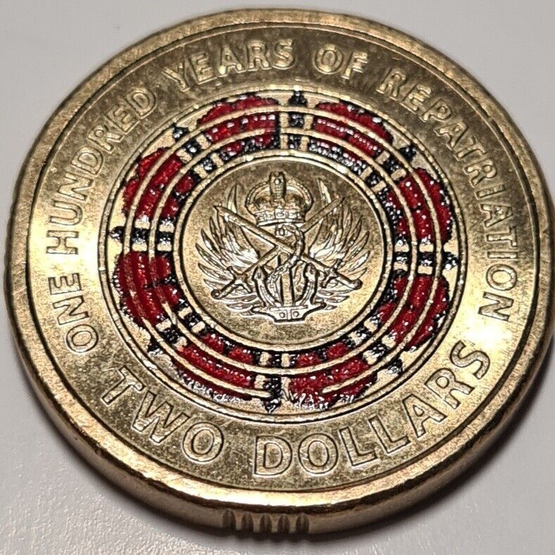 7x 2019 COLOURED COINS $2 SET - MR SQUIGGLE , REPATRIATION, POLICE, WALLABIES