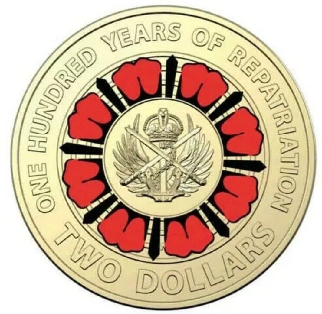 UNC Aus $2 Two Dollar Coin set Honeybee, Peacekeeping, Repatriation, Aboriginal