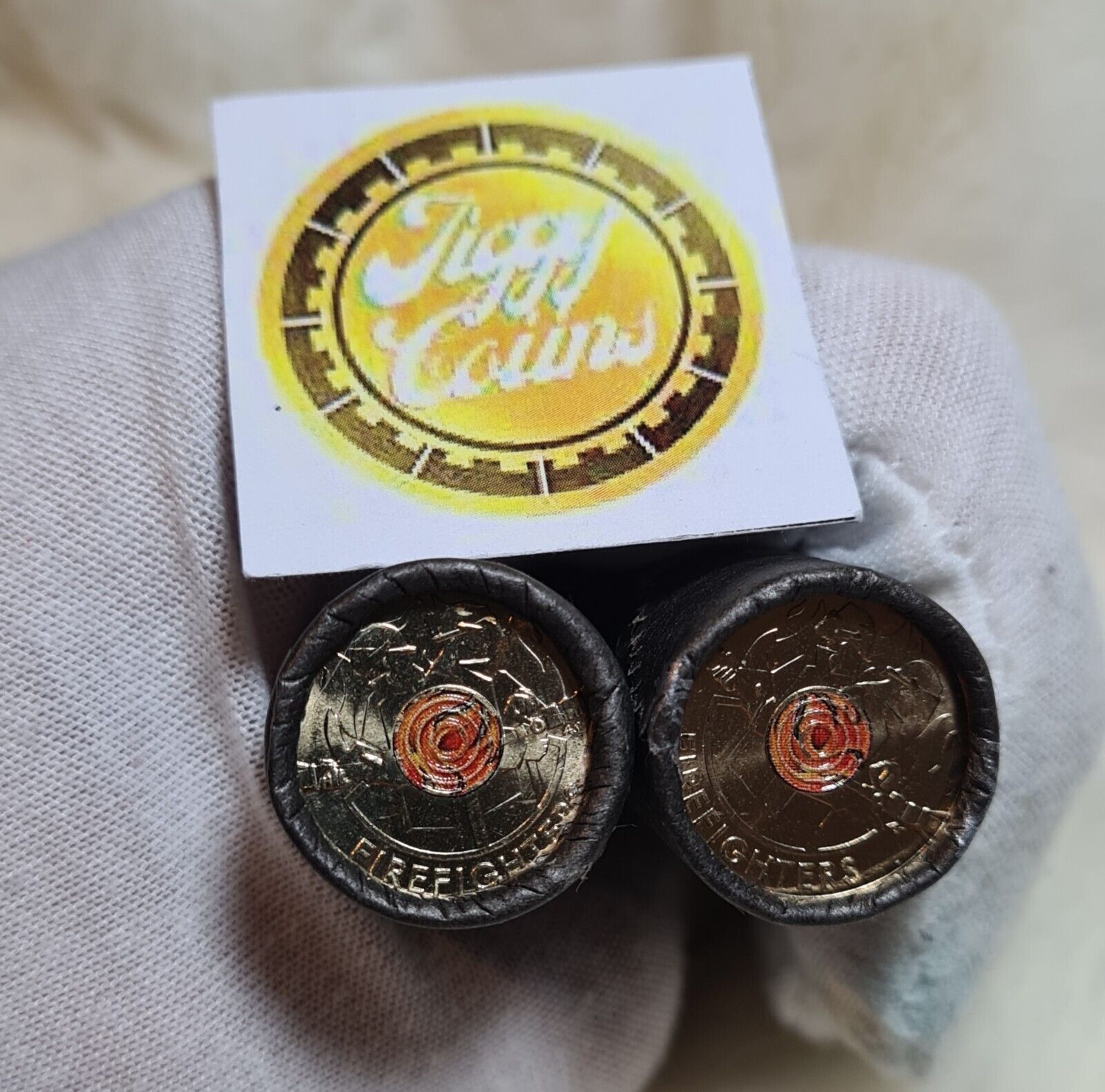 2020 Australian $2 Two Dollar Firefighter Cotton & Co Coin Roll FREE EXPRESS