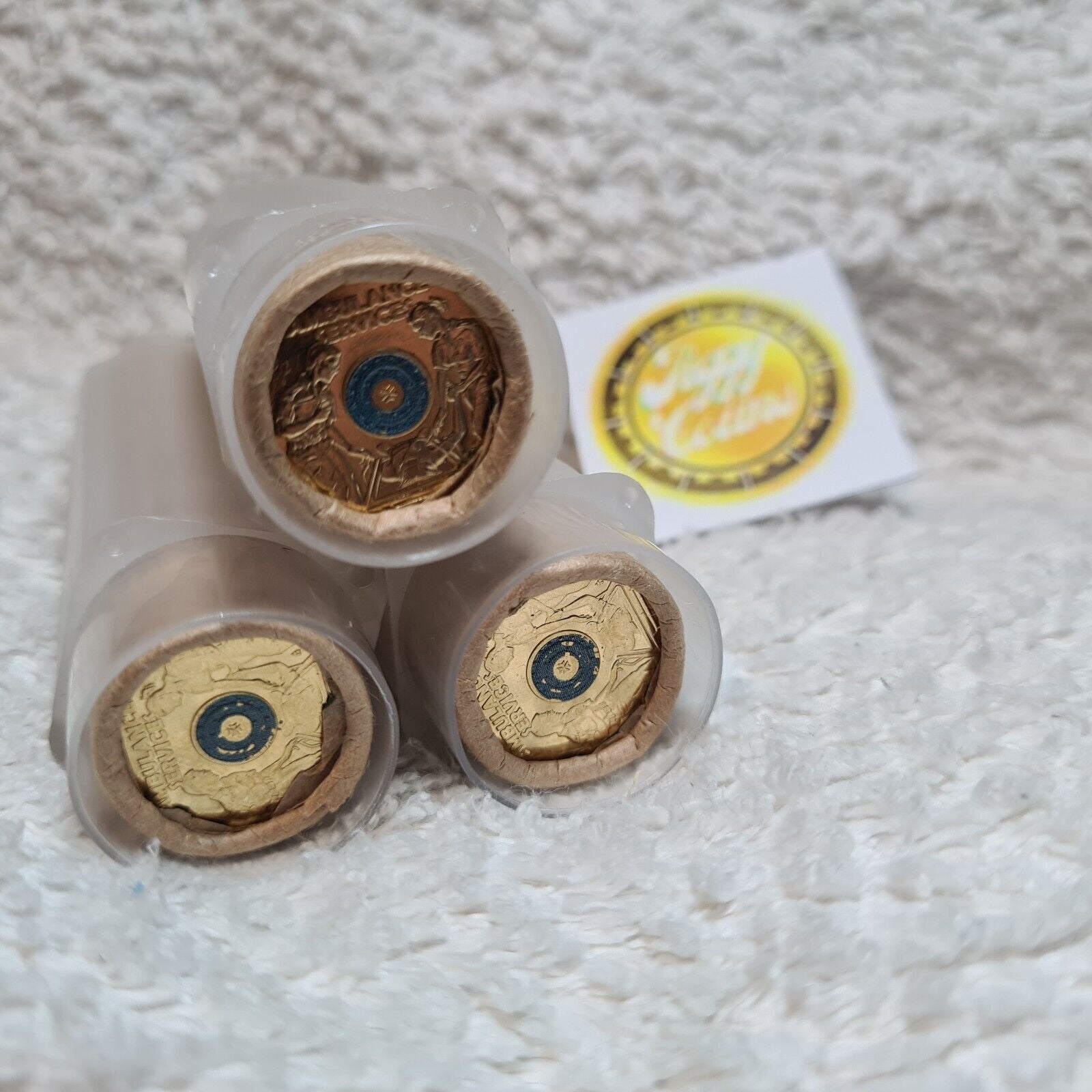 2021 $2 TWO DOLLAR AUSTRALIAN AMBULANCE SERVICES SECURITY H/T COIN ROLL UNC