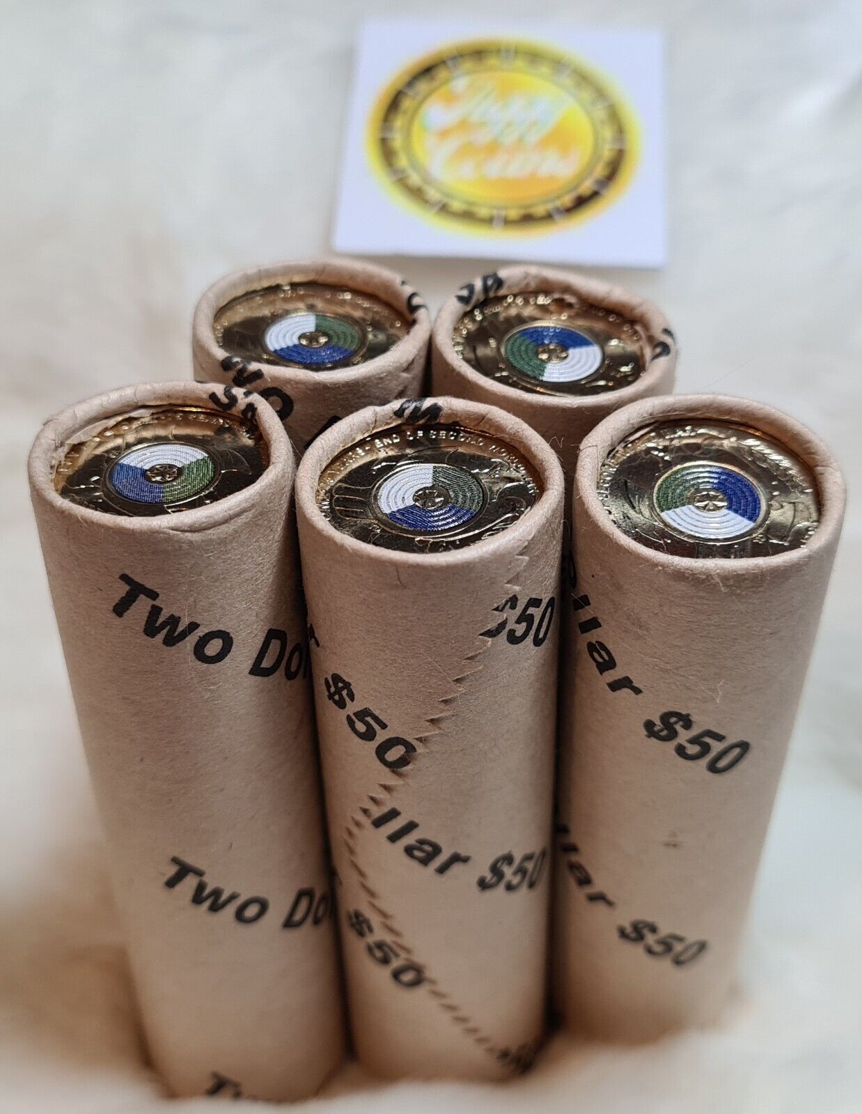 2020 Australian $2 Two Dollar coin 75th Ann dove WW2 Roll UNC New PRICE DROP !