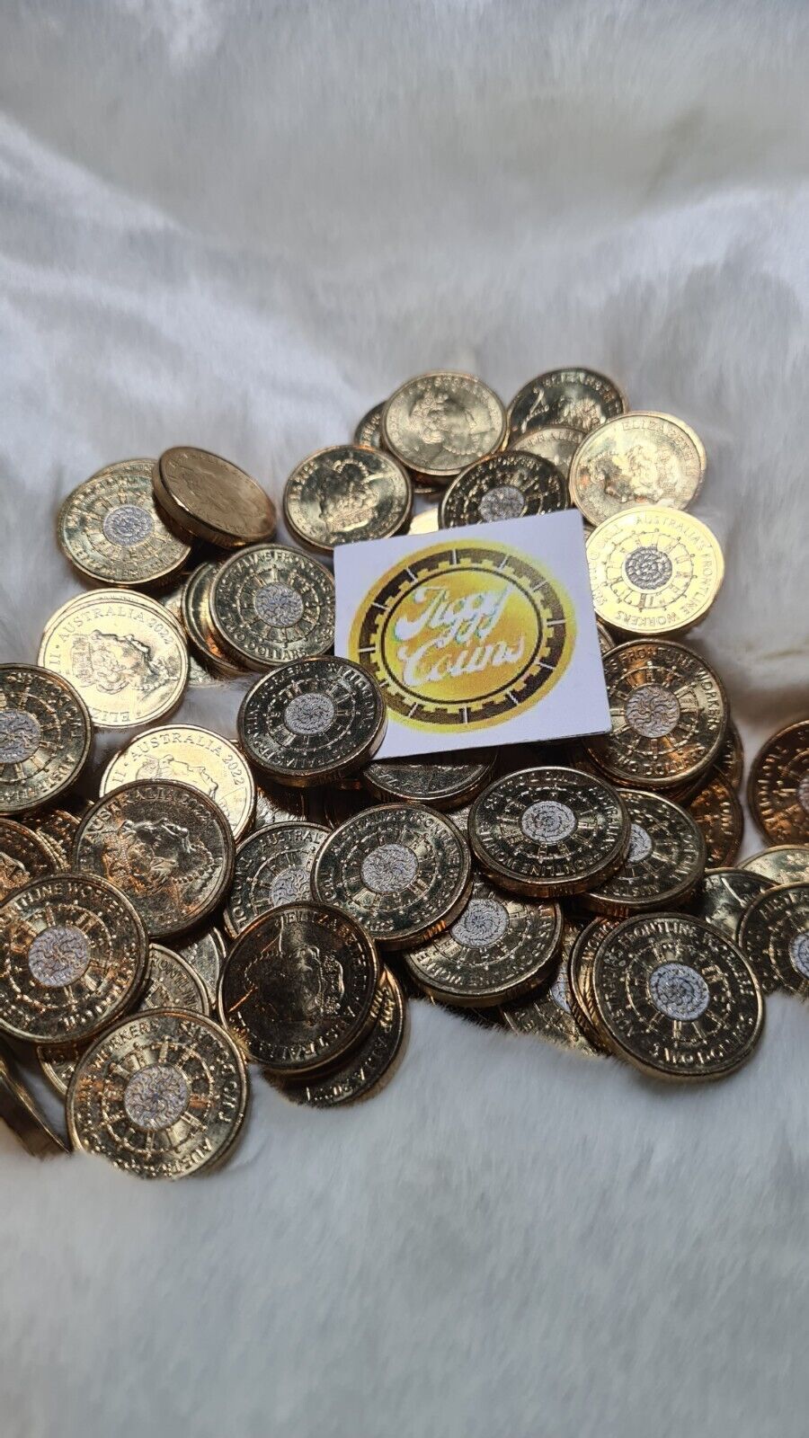 2022 $2 Frontline Workers Australian Coloured two dollar coin Queen white CIRC