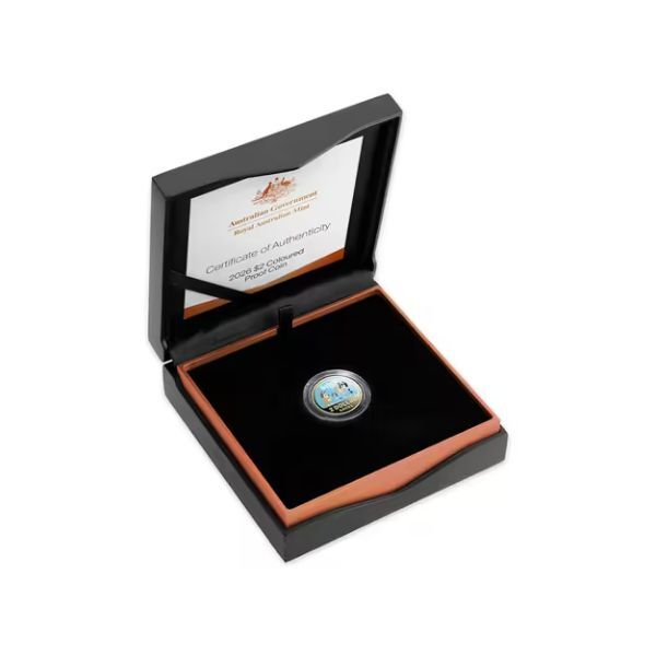 2026 $2 Bluey Coloured AlBr Proof Coin 10,500 Low Mintage
