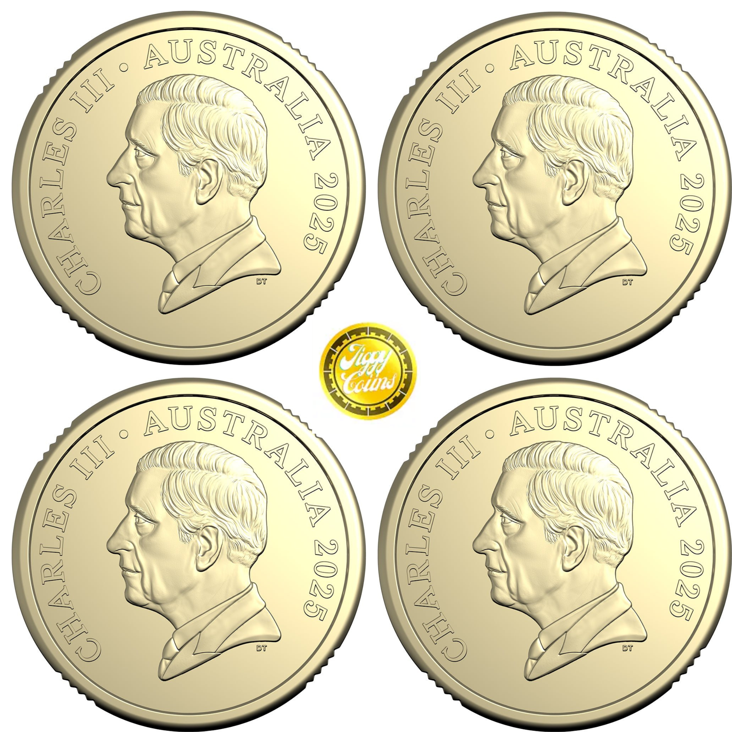 4x UNC 2025 $2 Australian Women’s Weekly Birthday Cake Book $2 Coloured Coin Set