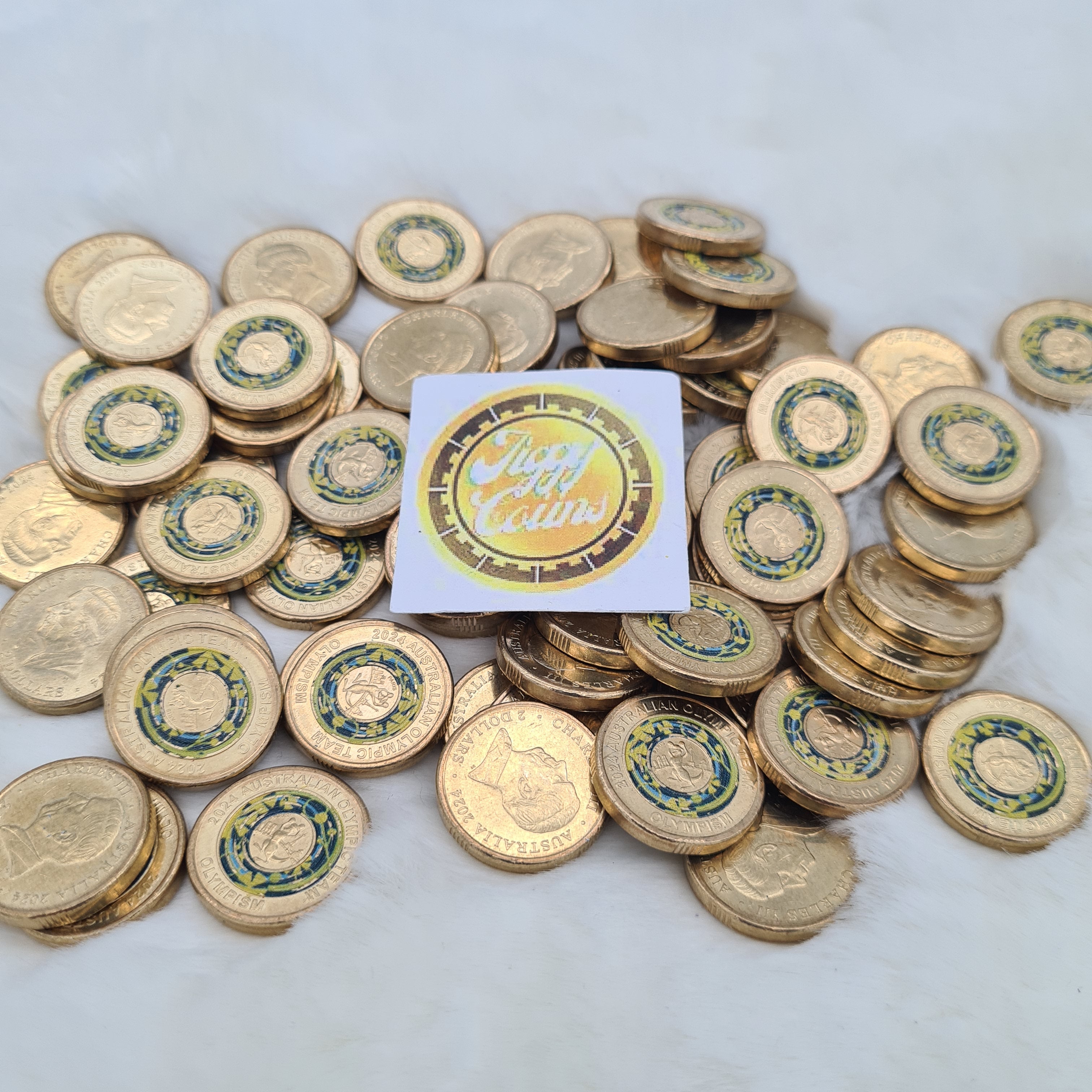 2024 $2 Paris Olympic games Australian Two Dollar Coin Set Circ (3 x coins)