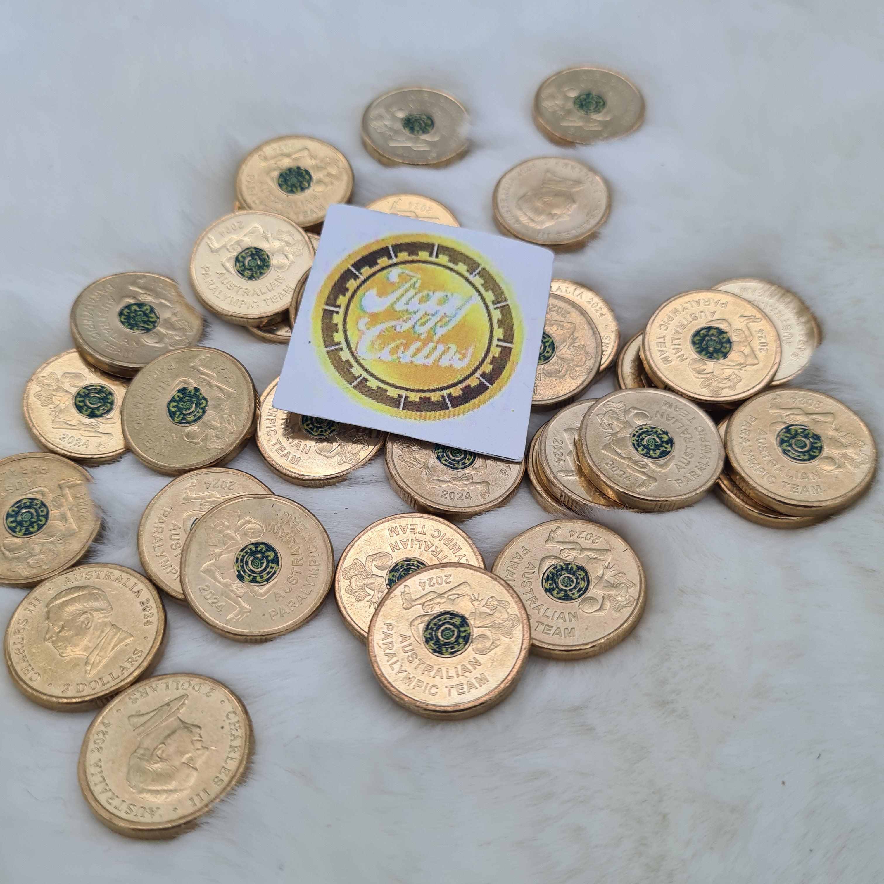 2024 $2 LIZZIE Paris Paralympic team games Australian Two Dollar KING Coin Circ