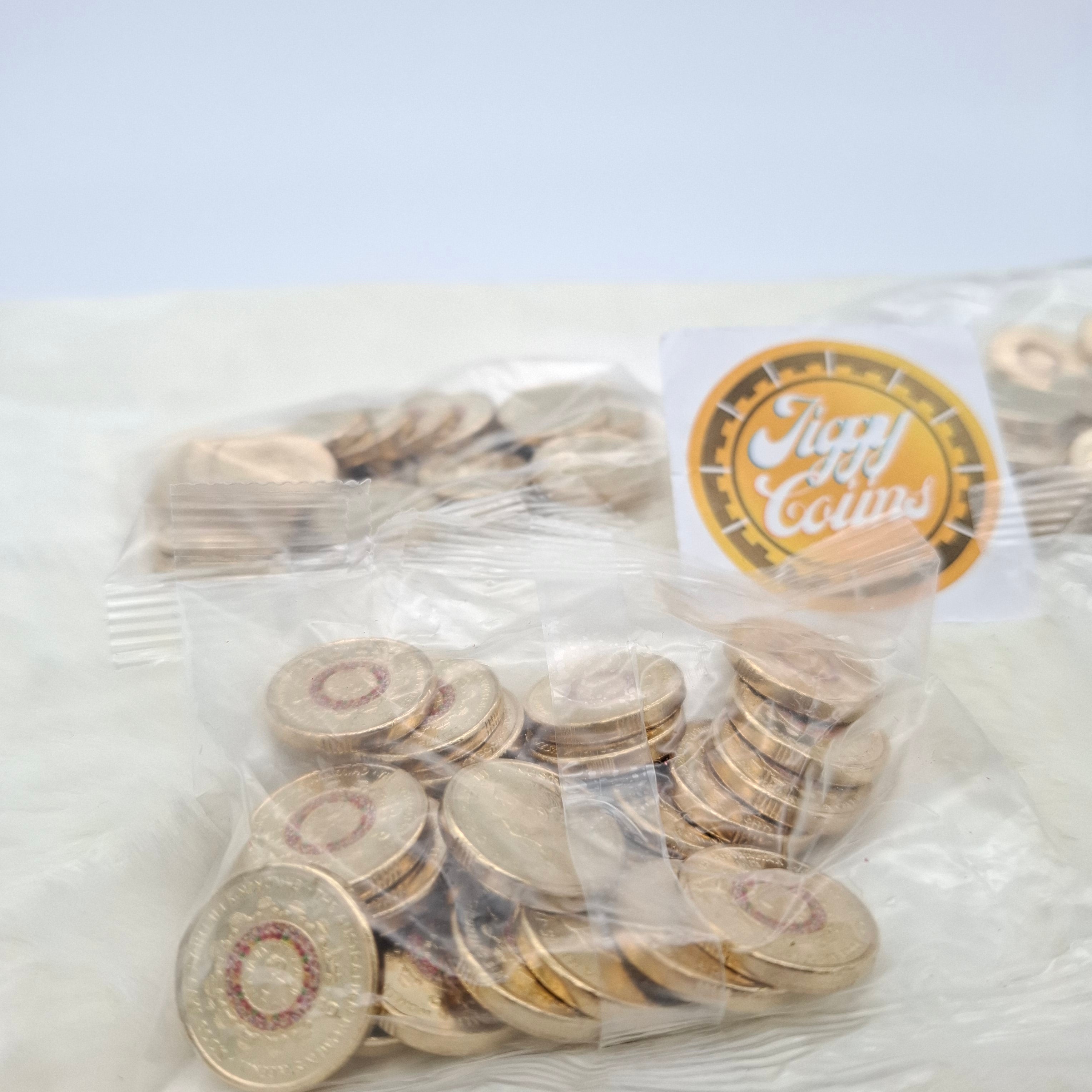 UNC 2025 $2 Australian Women’s Weekly Birthday Cake $2 Coloured Coin Bag
