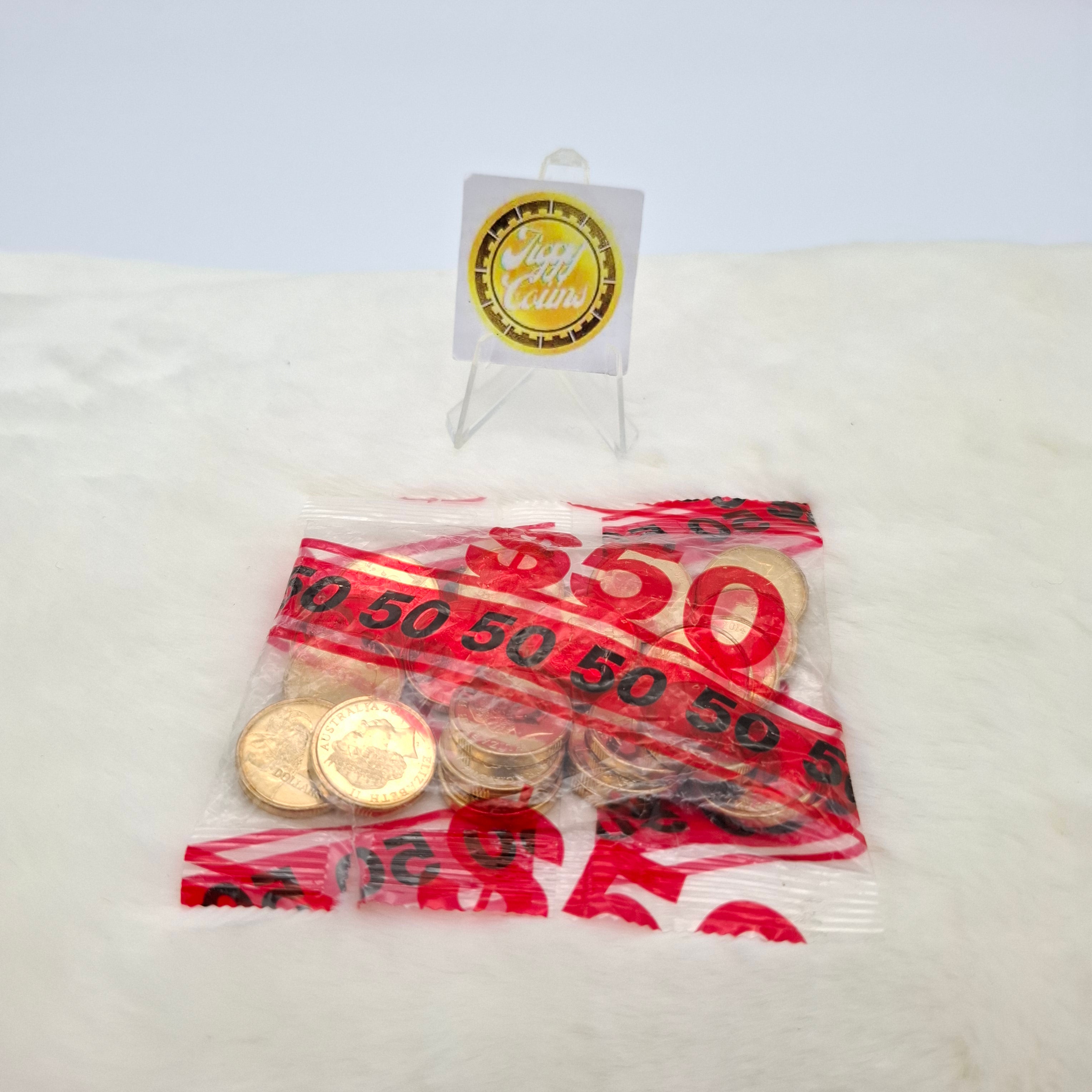 UNC 2014 $2 Aboriginal Elders Australian unopened coin bag RARE (25 coins/bag)
