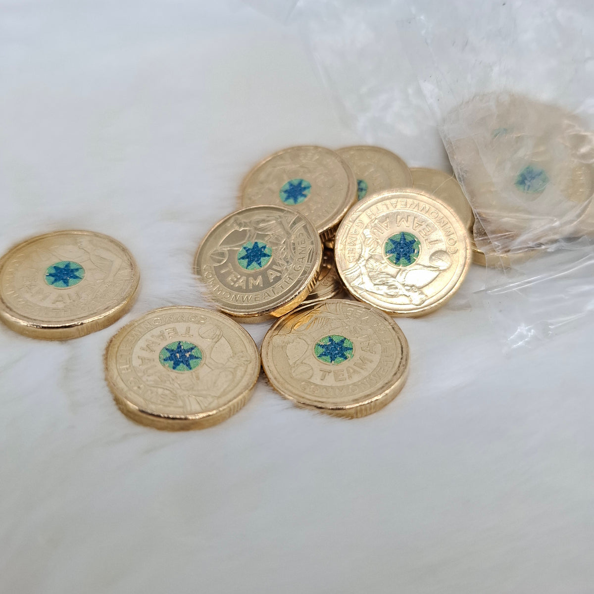 UNC 2026 $2 Wheelchair Basketball Commonwealth Games Team AUS Coloured Coin