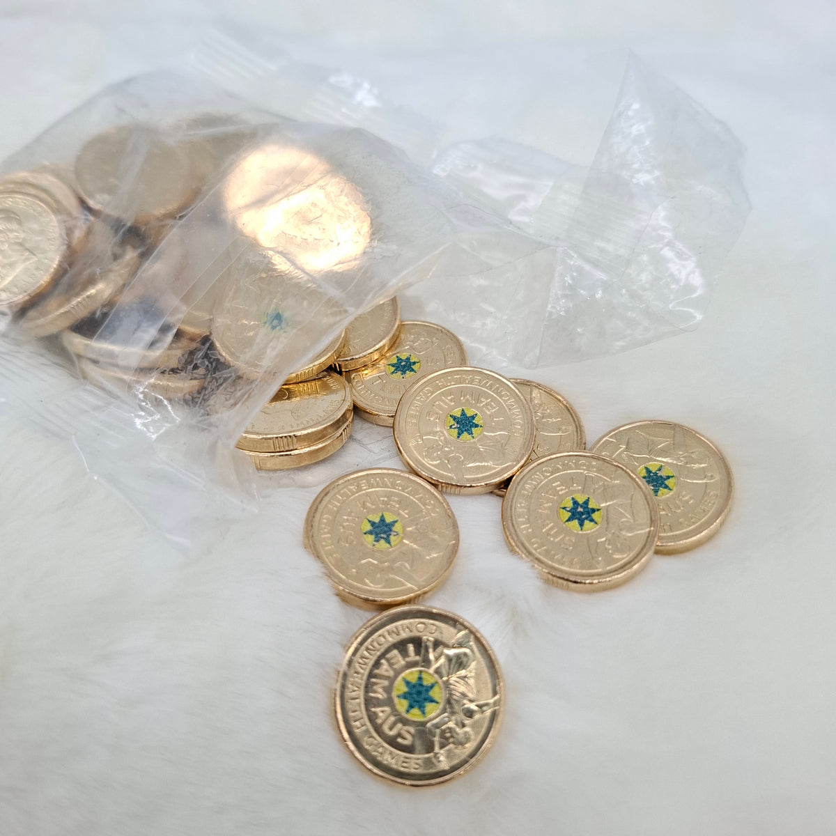 UNC 2026 $2 Athletics Running Commonwealth Games Team AUS Coloured Coin
