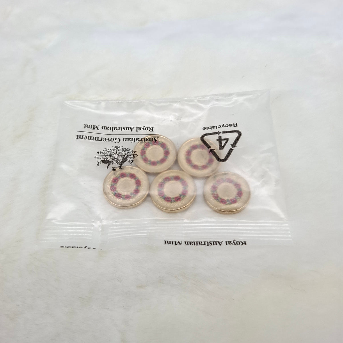 2025 $2 Remembrance 80th Anniversary of End WWII Coloured 5 Coin RAM BAG