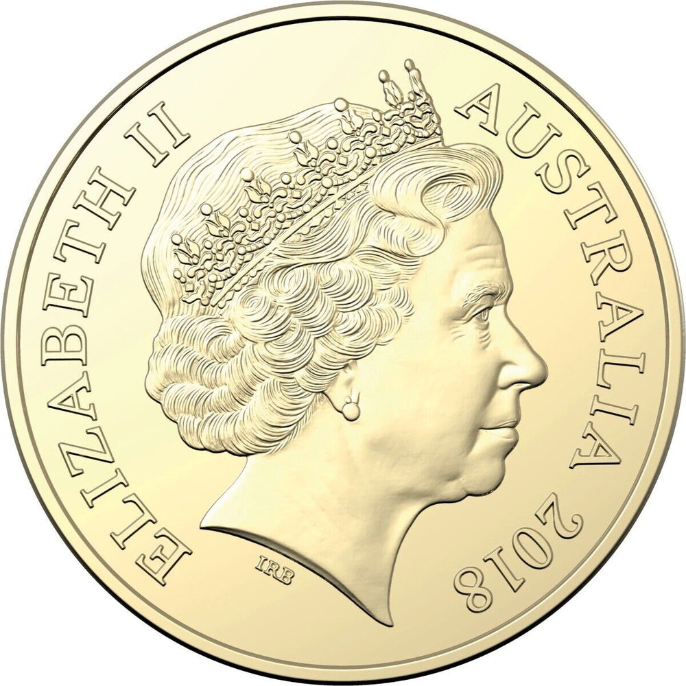 2018 $2 ARMISTICE REMEMBRANCE DAY RED POPPY AUSTRALIAN TWO DOLLAR COIN
